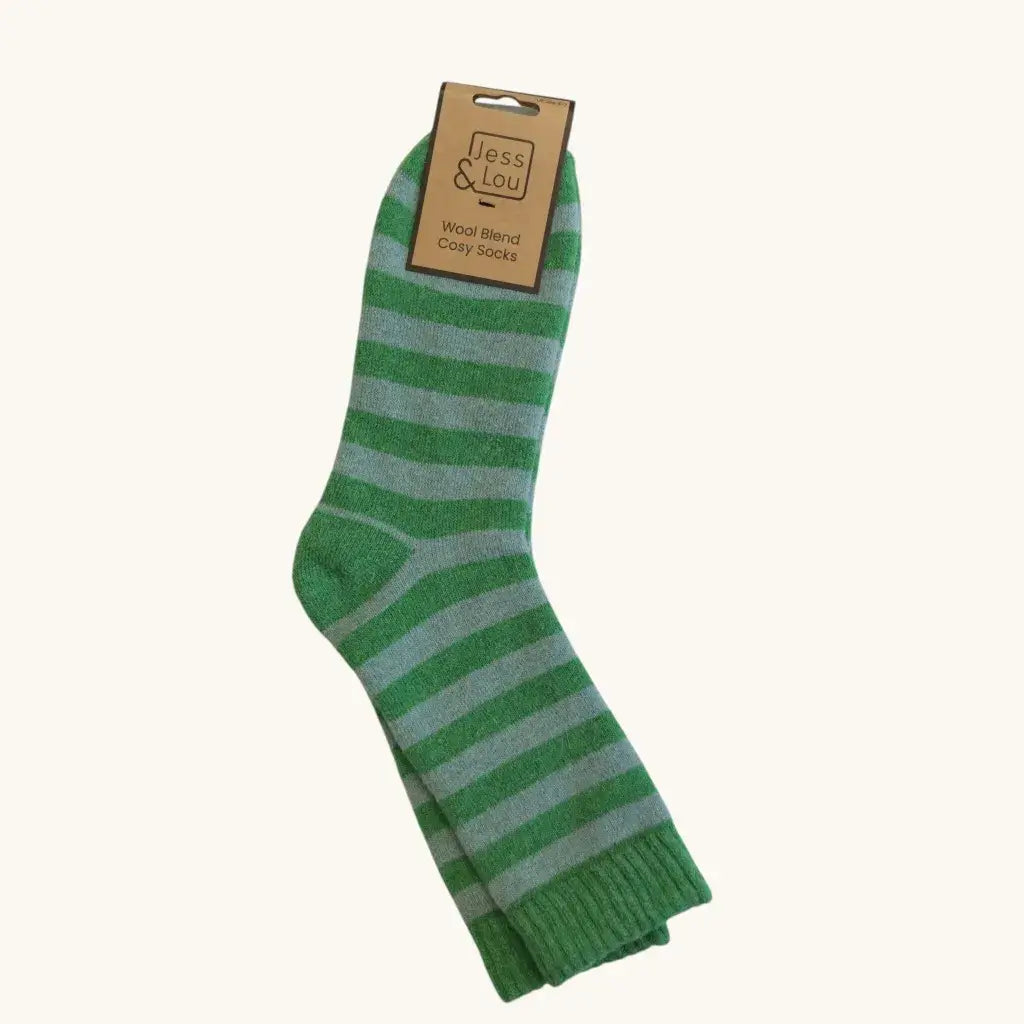 Jess & Lou Stripe Cosy Socks