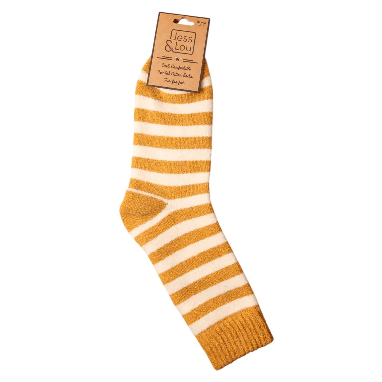 Jess & Lou Stripe Cosy Socks