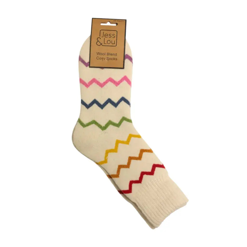 Jess & Lou - Zig-Zag Cosy Socks
