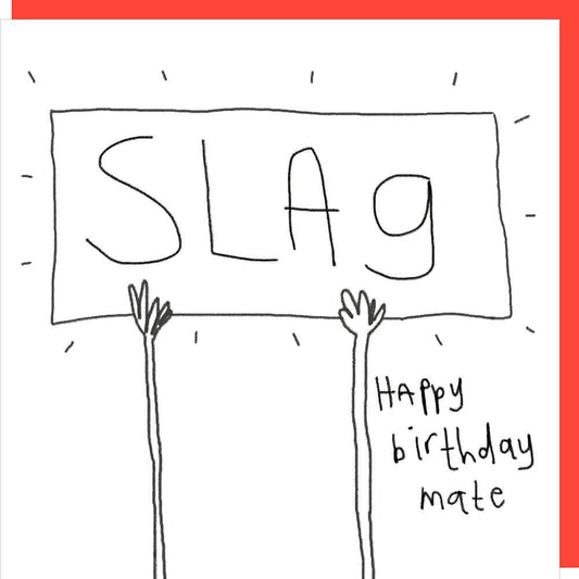 'Slag' Novelty Card