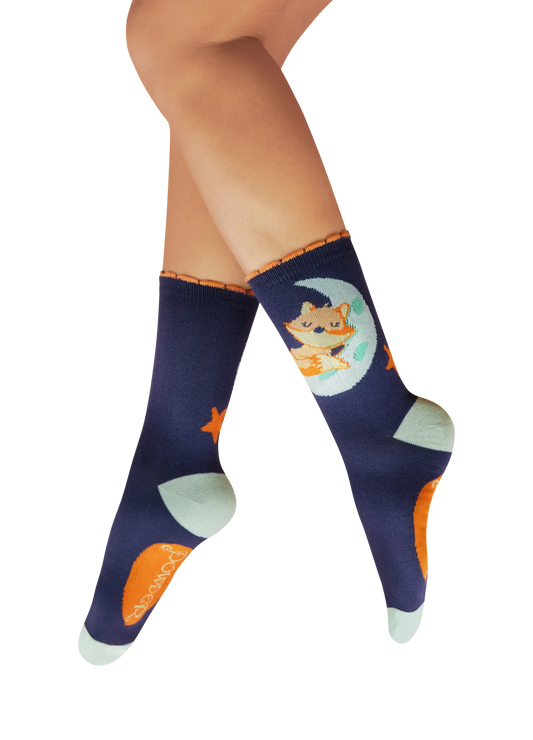 Powder Design Dreaming Fox Ankle Socks