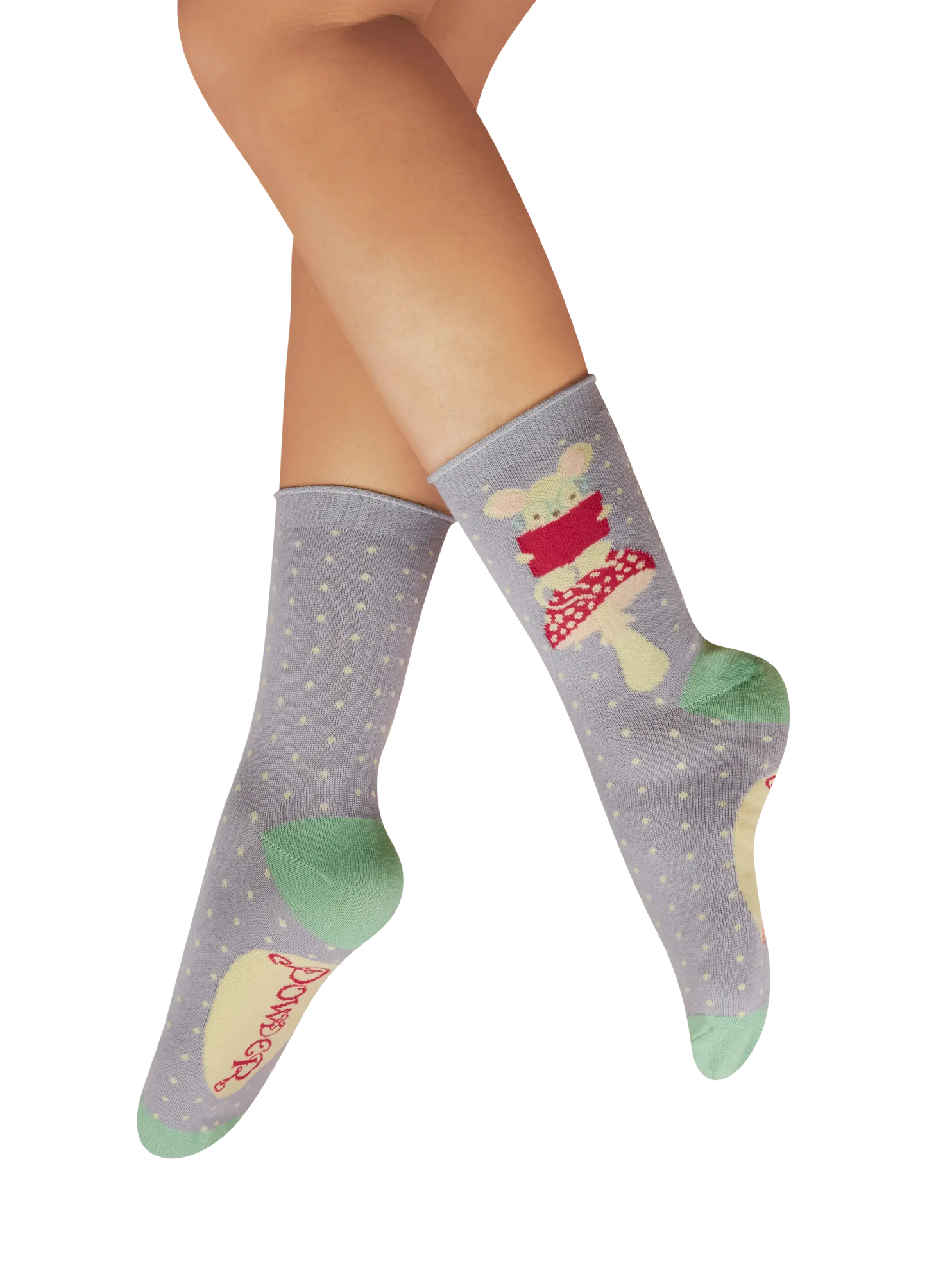 Powder Design Studious Field Mouse Ankle Socks