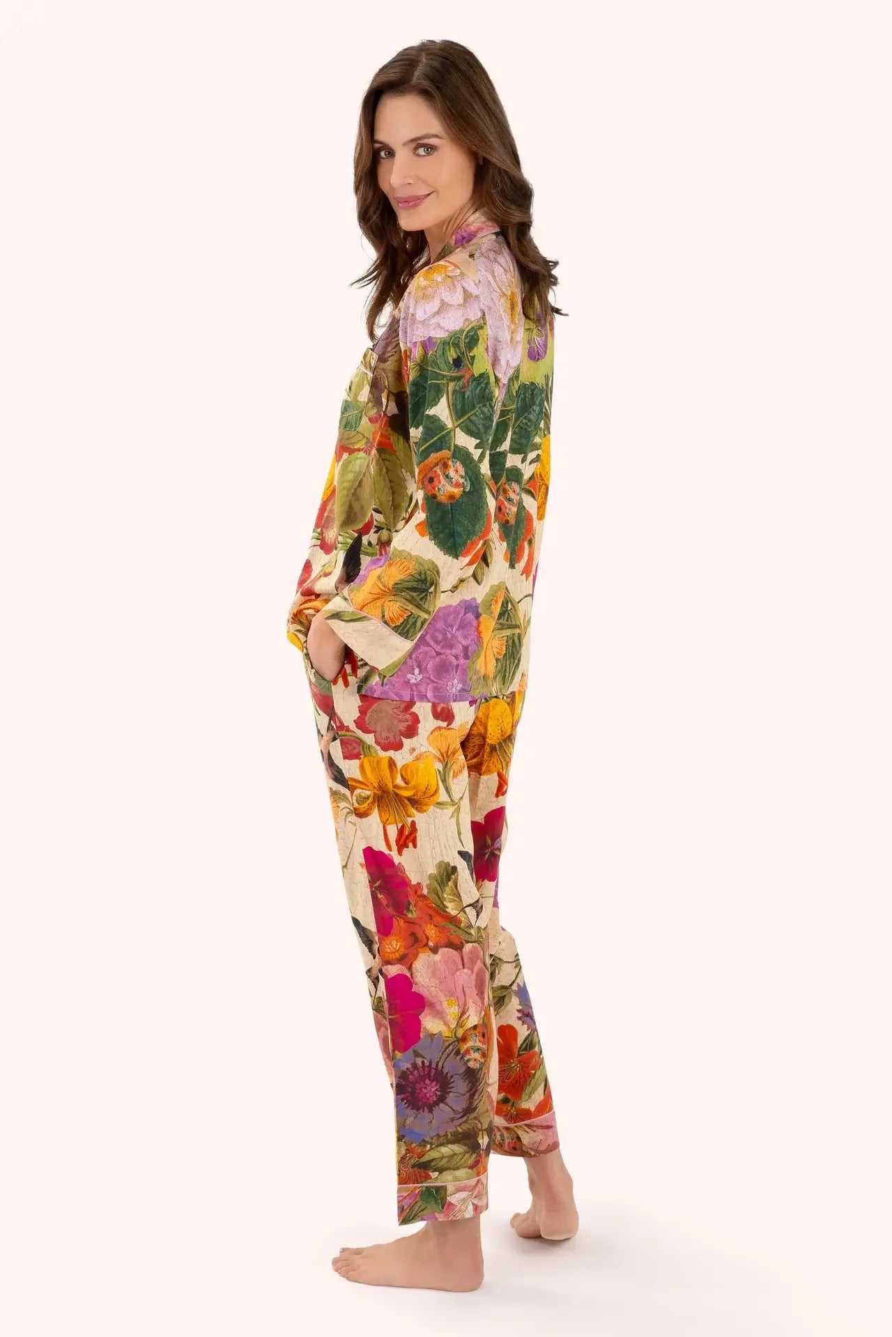 Powder Design Supersoft Pyjamas - Autumn Posy, Cream