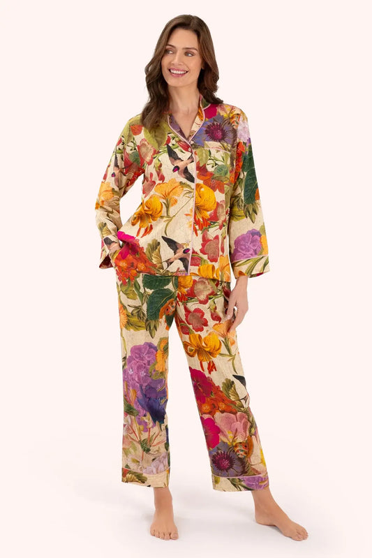 Powder Design Supersoft Pyjamas - Autumn Posy, Cream