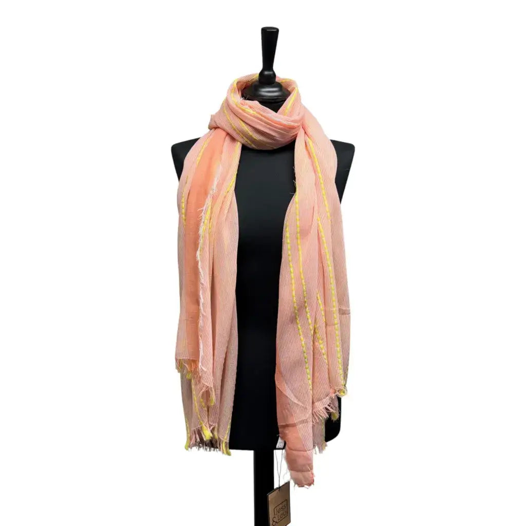Jess & Lou - Fringe Edge Spring Scarf - 4 colours