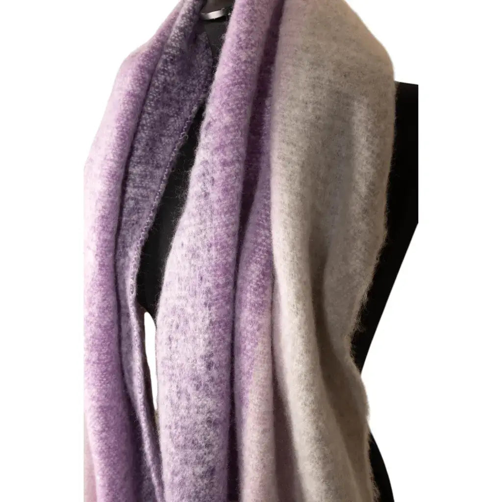 Jess & Lou - Pink & Lilac Chunky Winter Scarf