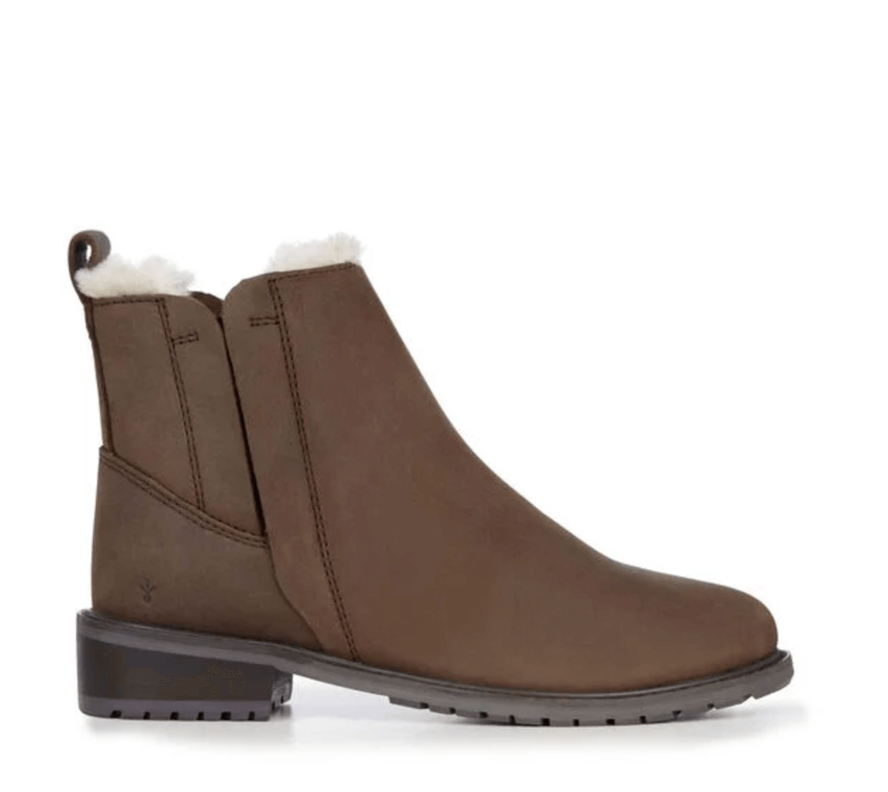 vicki waterproof leather & sheepskin boots