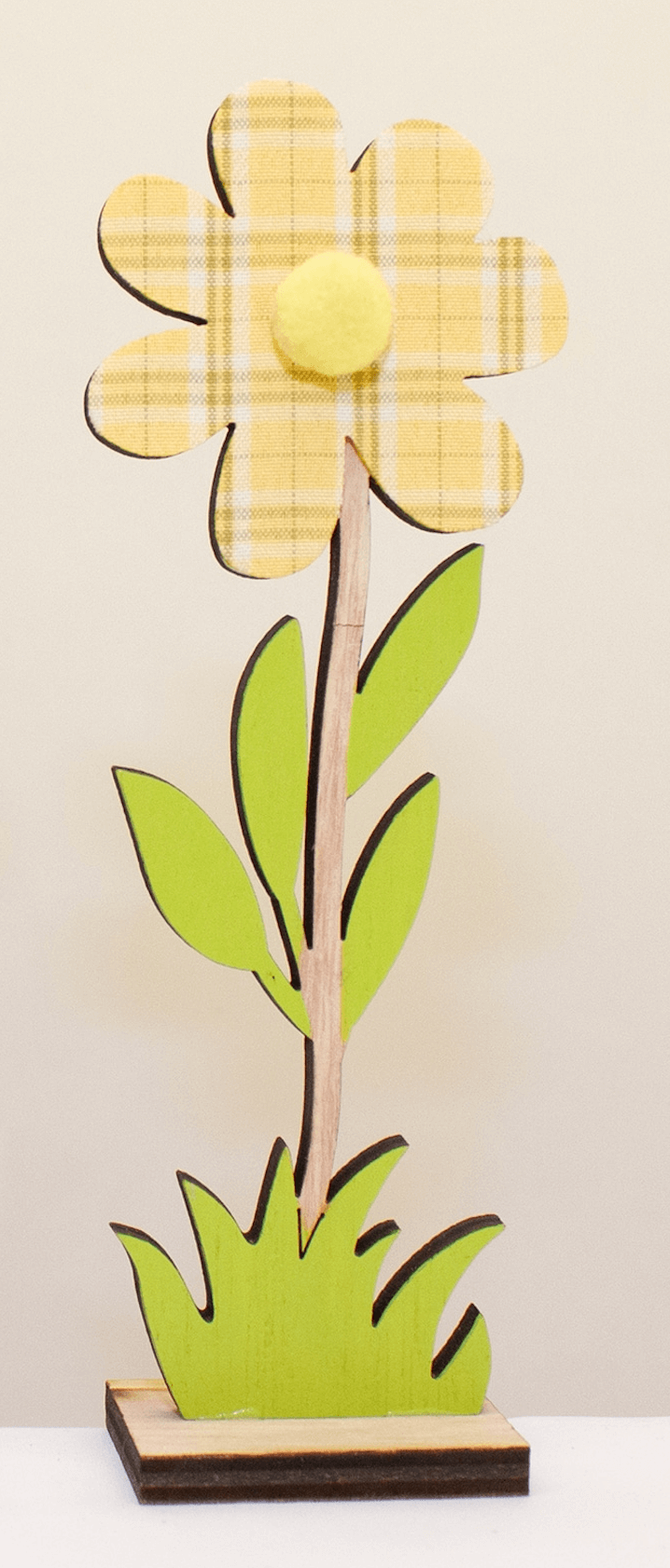 Sunshine Small Standing Wooden Flower Decorations