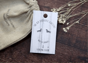 The Old Farmhouse Jewellery - Mini Dachshund Studs