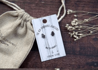 The Old Farmhouse Jewellery - Mini Hamsa Studs