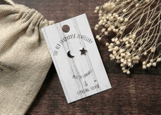 The Old Farmhouse Jewellery - Mini Star and Moon Stud Earrings
