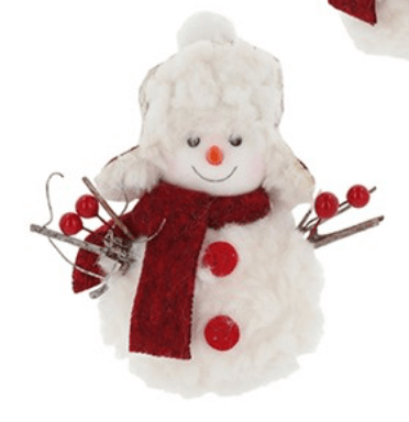 Christmas Joyful Sitting Snowman