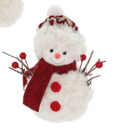 Christmas Joyful Sitting Snowman