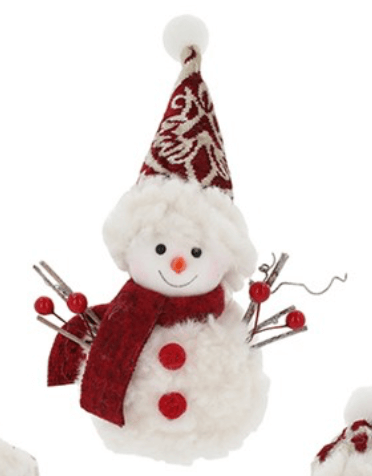 Christmas Joyful Sitting Snowman