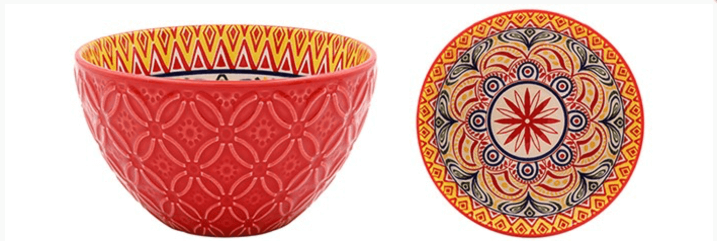 Tuscany Ceramic Deco Small Bowls