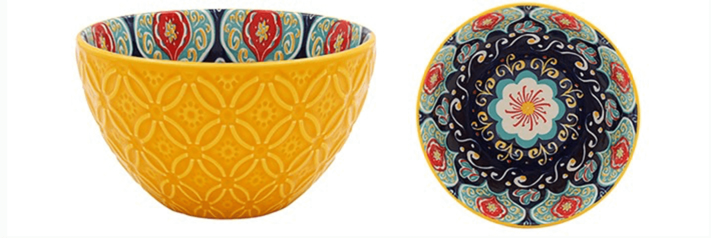 Tuscany Ceramic Deco Small Bowls