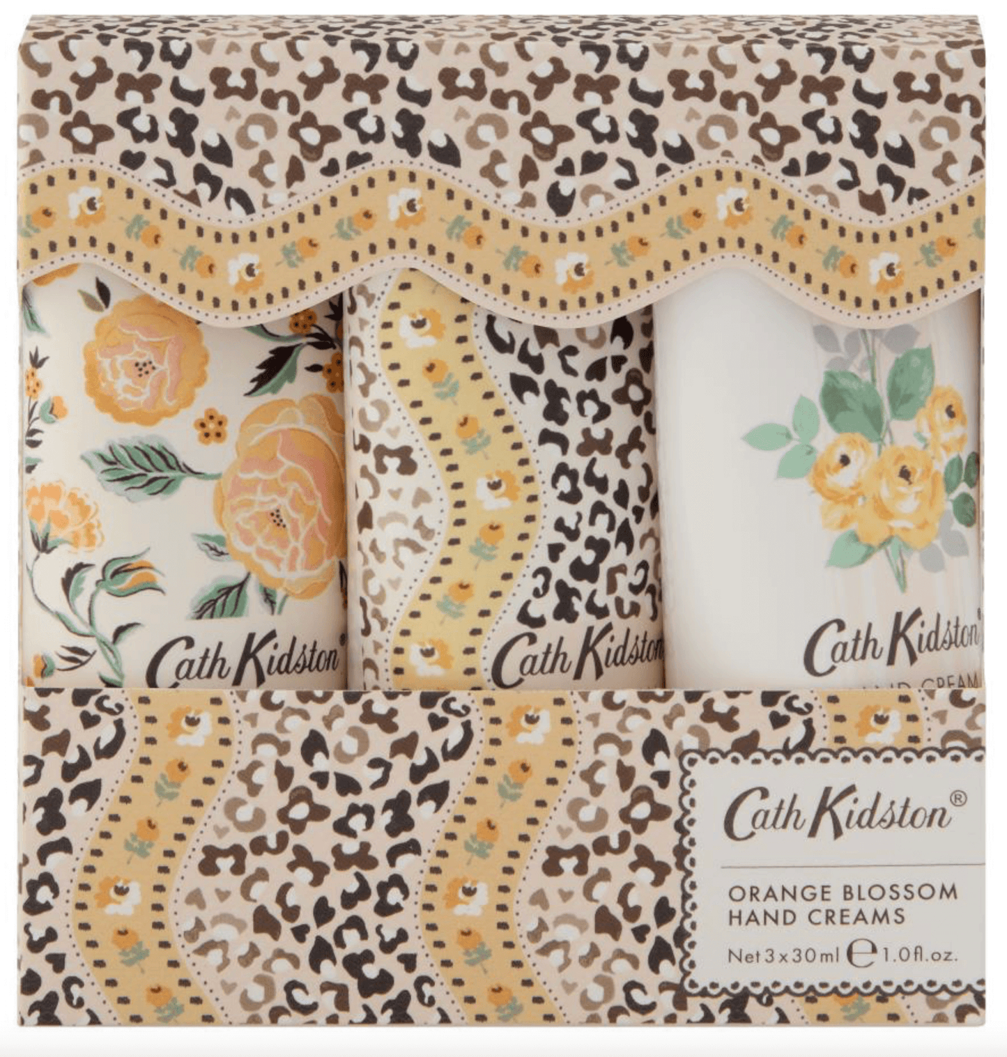 Cath Kidston - LEOPARD Hand Cream Trio (3 x 30ml)