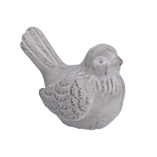 Concrete Orn 11.5cm - Stone Effect Bird