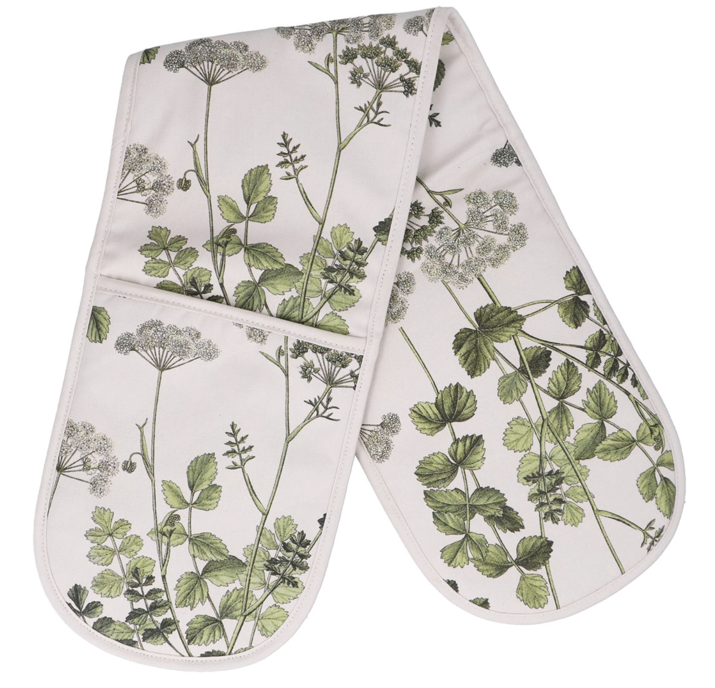 Cotton Oven Gloves - Spring Hedgerow