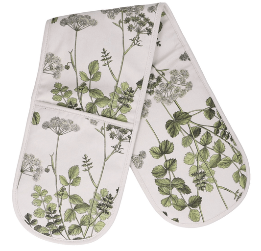 Cotton Oven Gloves - Spring Hedgerow