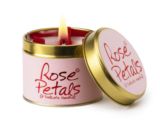 Lily Flame Rose Petals Scented Candle