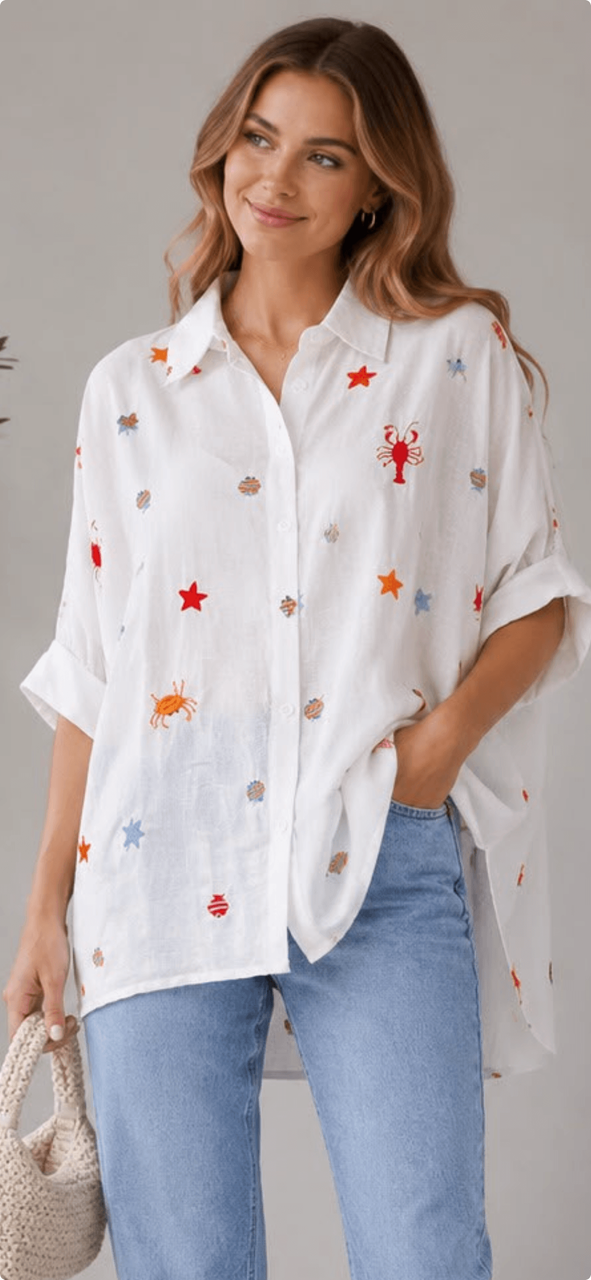 Ladies Seaside Summer Shirt