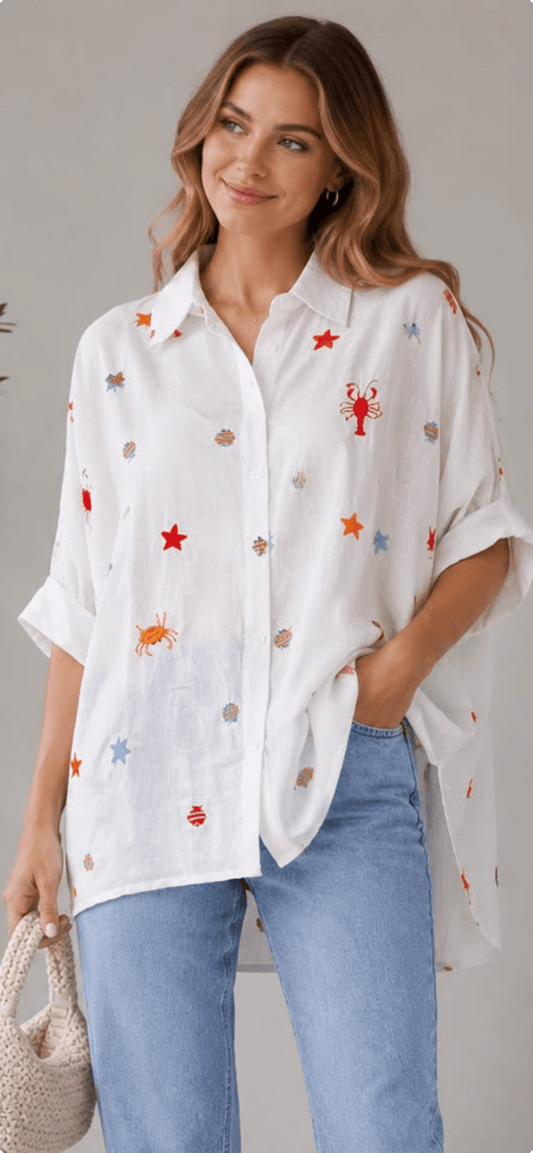 Ladies Seaside Summer Shirt