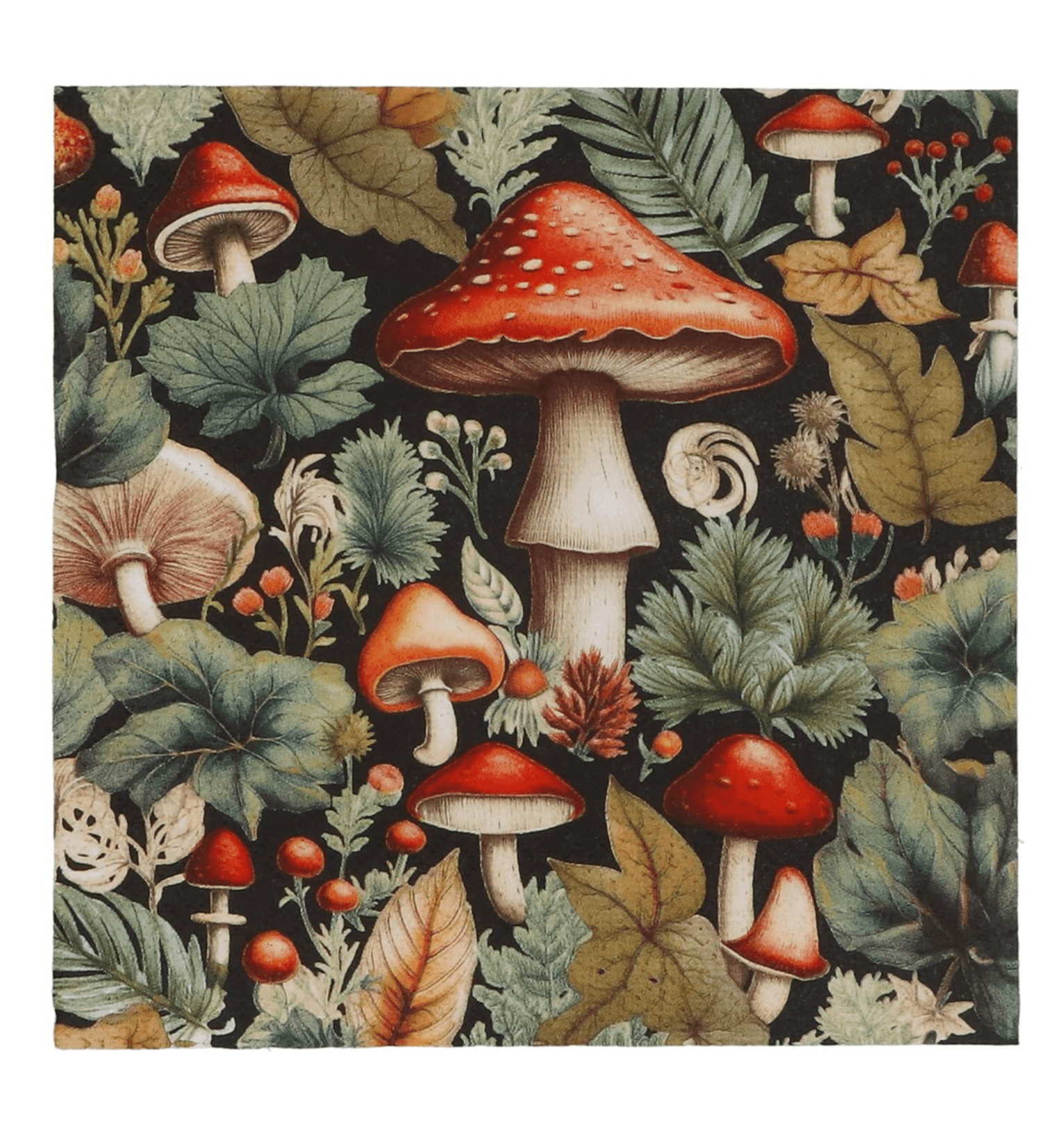 Toadstool Paper Napkin, Pack/20