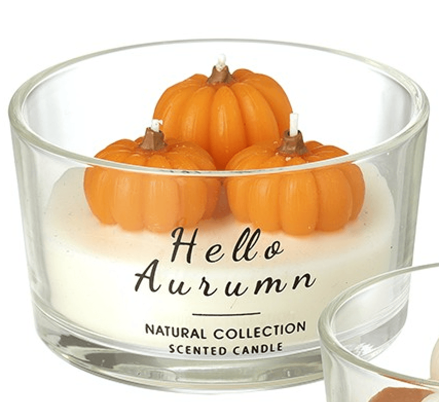 Pumpkin Detail Candles