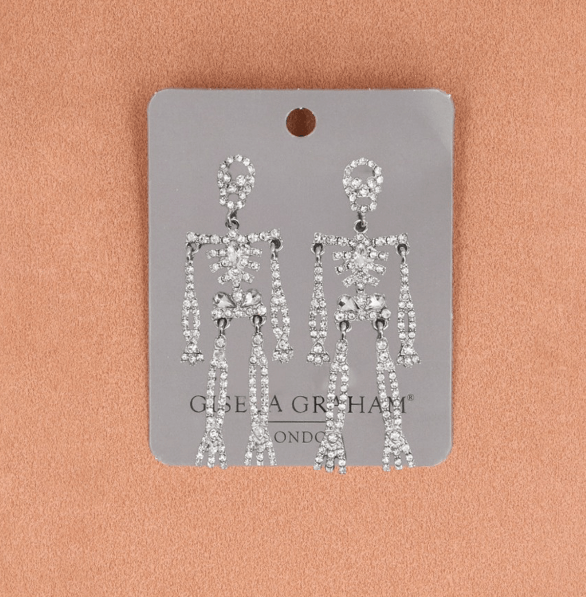 Earrings - Jewelled Skeletons