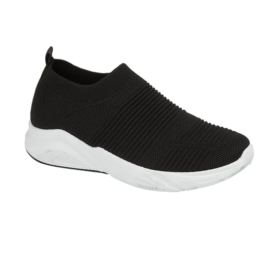Tequila - Ladies Black Slip on Shoe