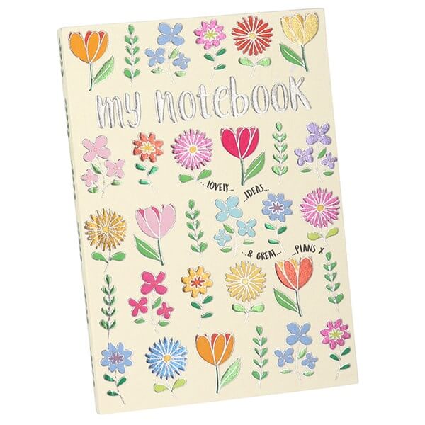 Wendy Jones-Blackett Floral Notebook A6