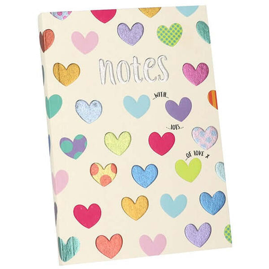 Wendy Jones-Blackett Hearts Notebook A6