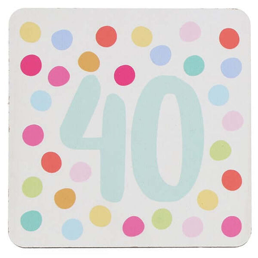 dy Jones-Blackett Multi Dot 40 Coaster
