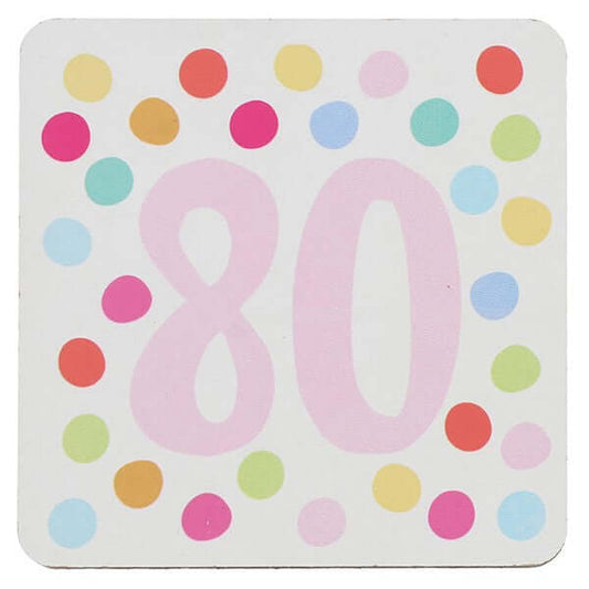 Wendy Jones-Blackett Multi Dot 80 Coaster