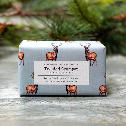 'Warm Sandalwood & Amber' Soap Bar