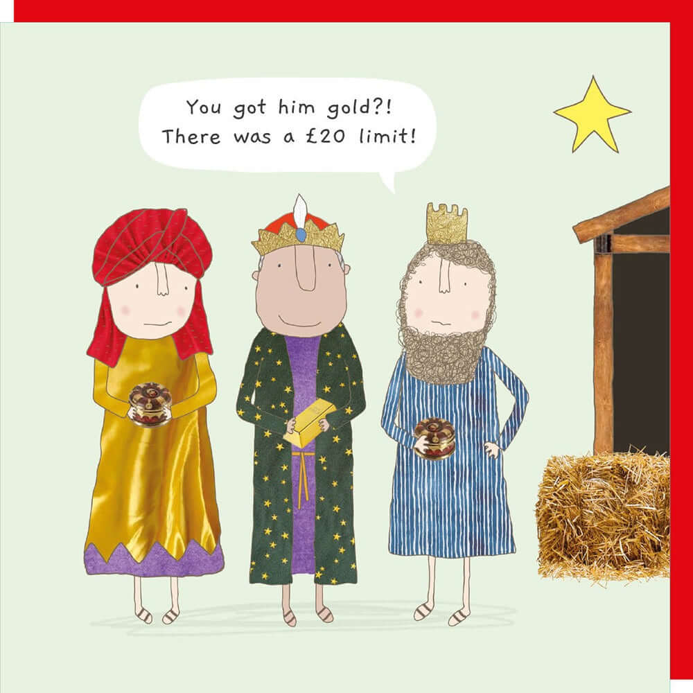 Gold Limit Christmas Novelty Card