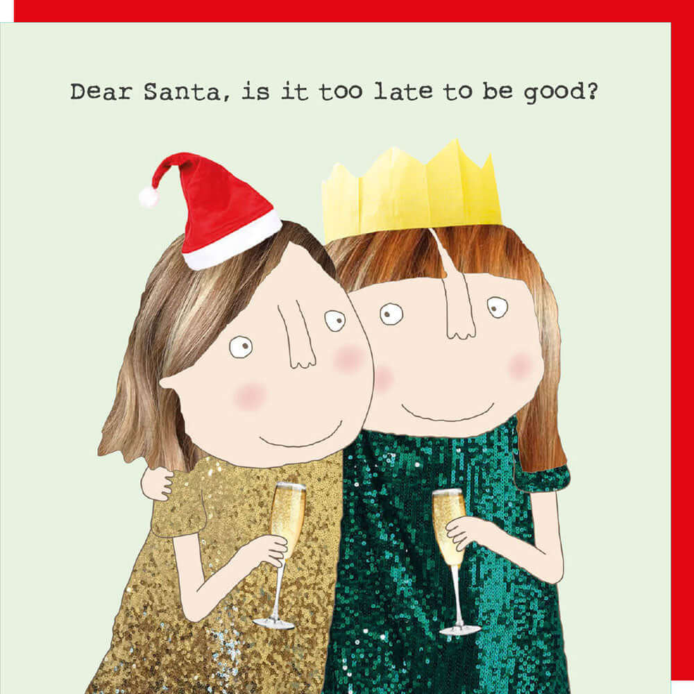 Be Good Novelty Christmas Card