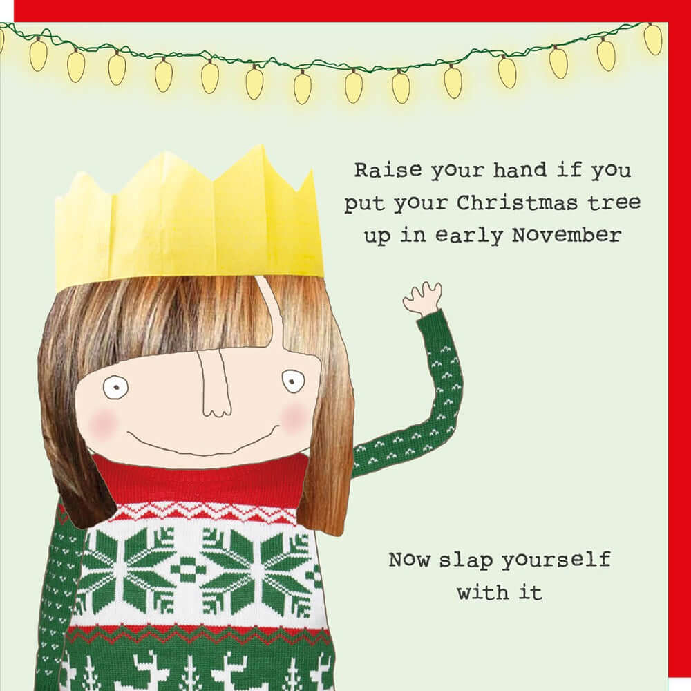 Xmas Slap Novelty Card