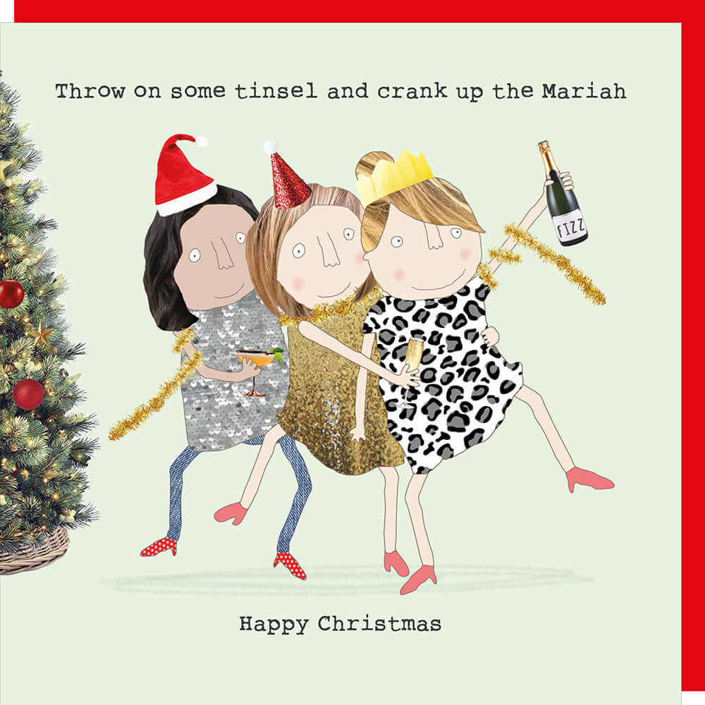 Mariah Novelty Christmas Card