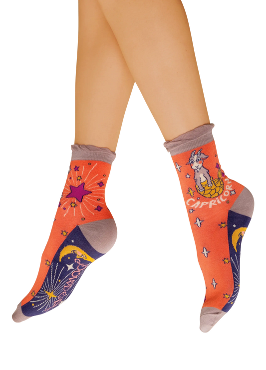 Powder Design Capricorn Zodiac Ankle Socks