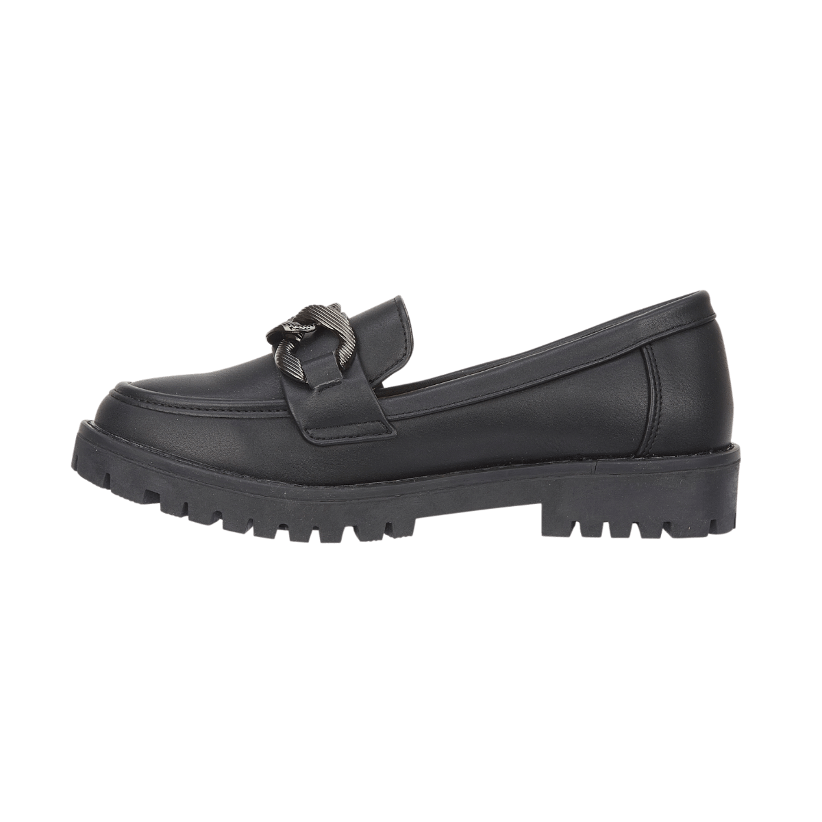 Adeline Black PU Chunky Loafer