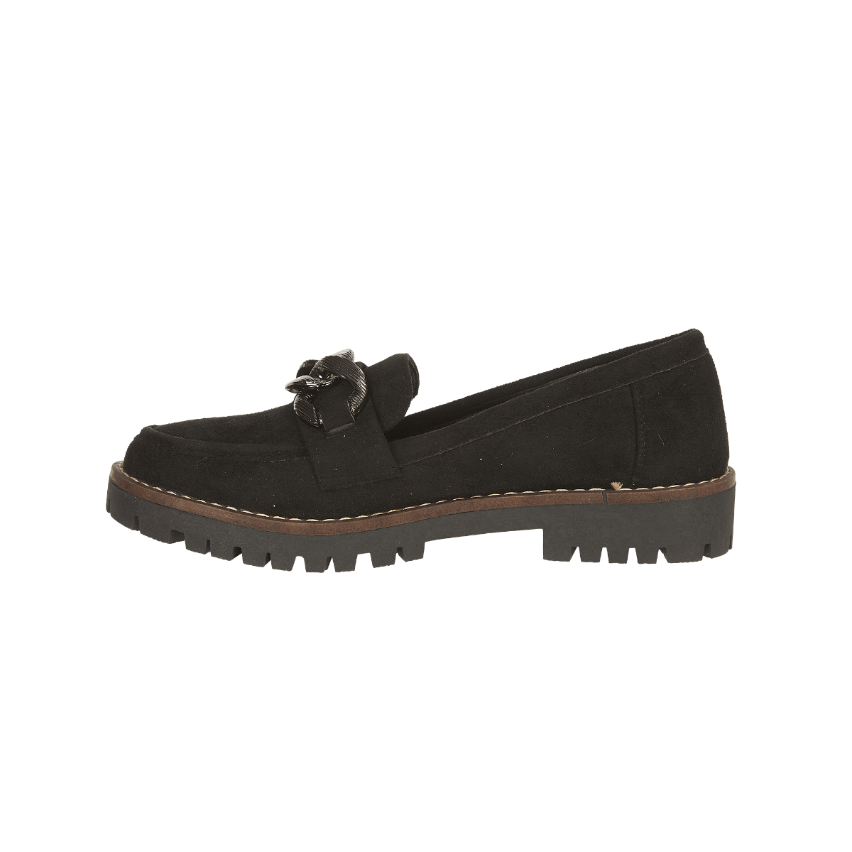 Adeline Black Chunky Loafer