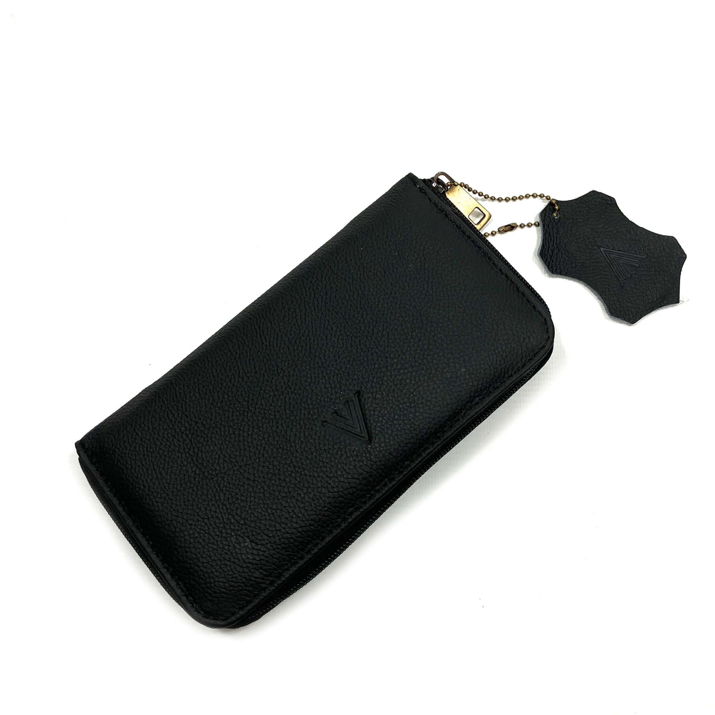 All Leather Purse - Black