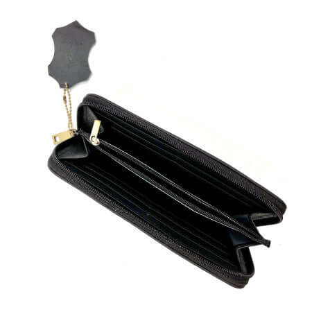 All Leather Purse - Black