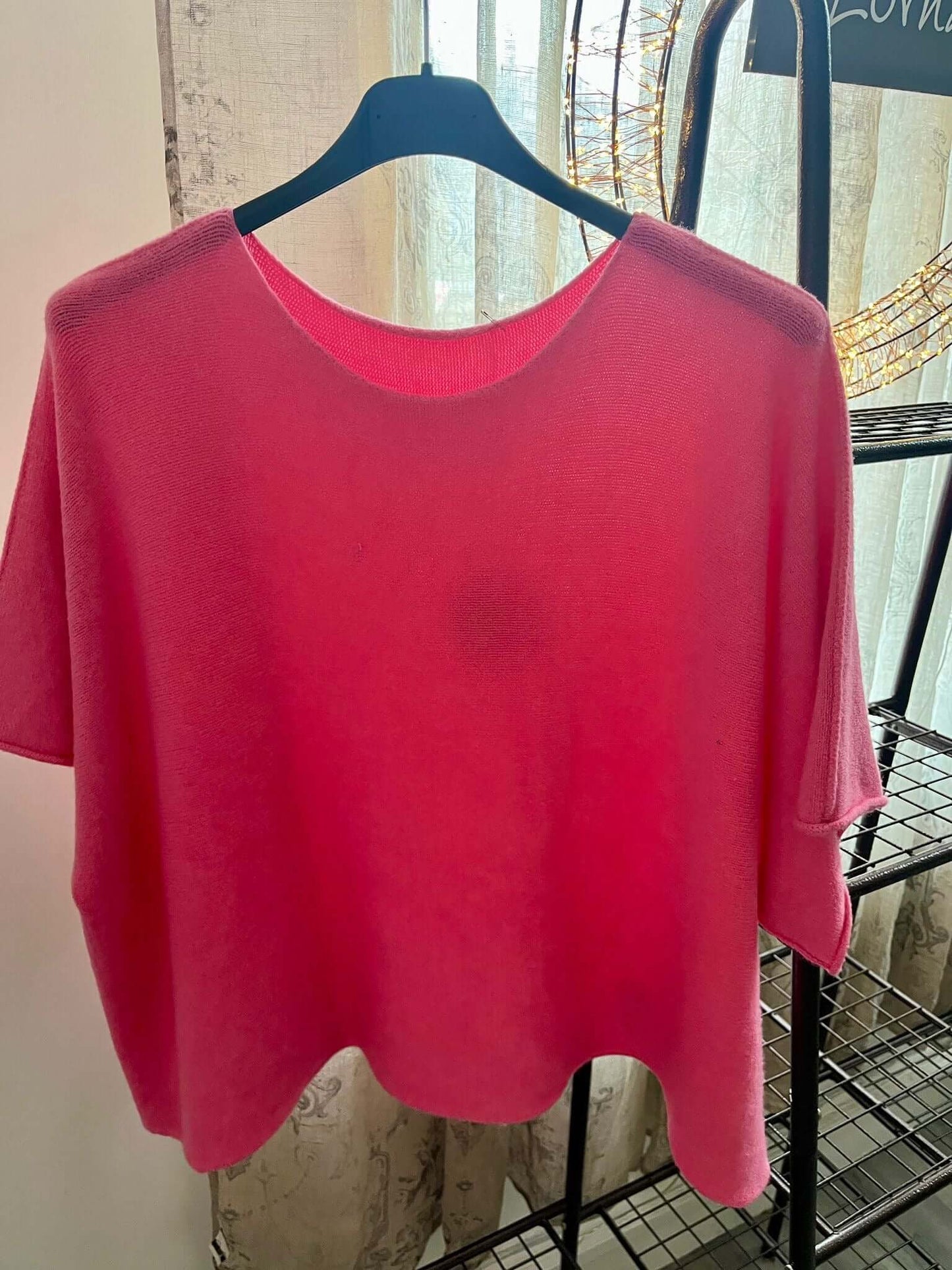 Torzi Boxy Swing Fine Knit Jumper