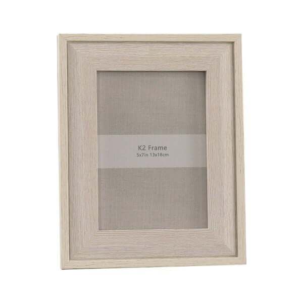Beige Wood Photo Frame 5x7