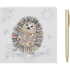 Bug Art Memo Block Hattie Hedgehog