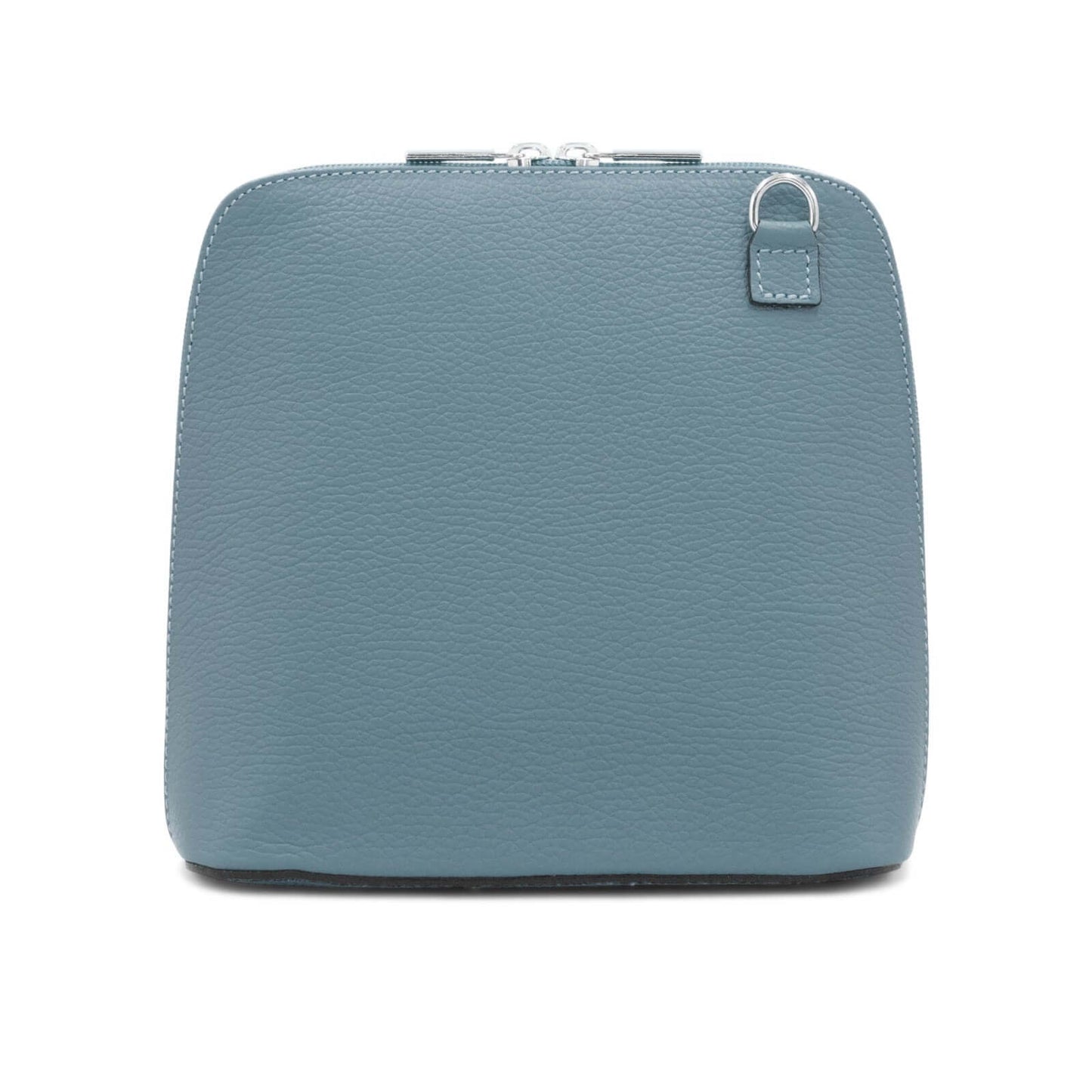 Leather Clamshell Shoulder Bag