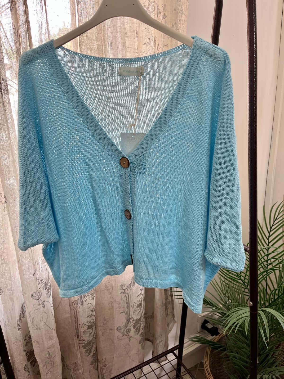 Aimee Cute Button Layering Cardi